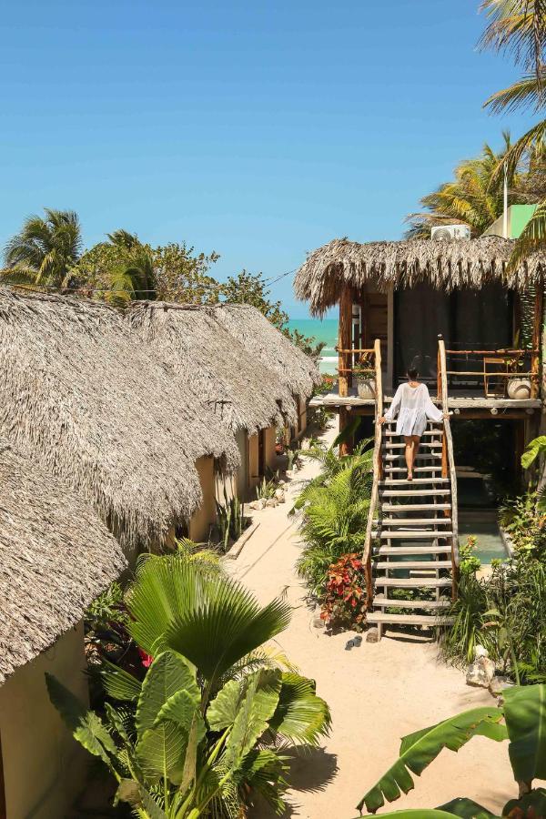 Casa Mate Beachfront Cabanas El Cuyo Exteriör bild