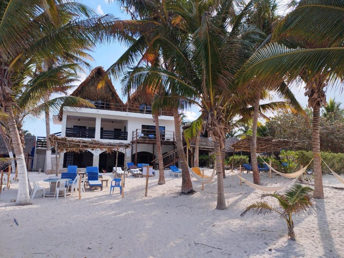 Casa Mate Beachfront Cabanas El Cuyo Exteriör bild